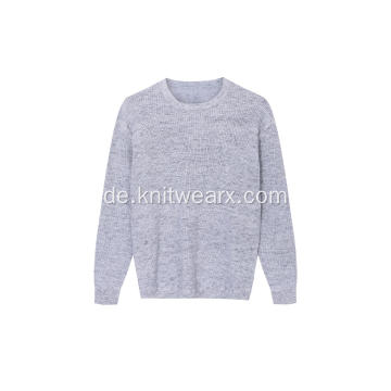 Herren Strickpullover mit Shaker Stitch Spray Color Oversize